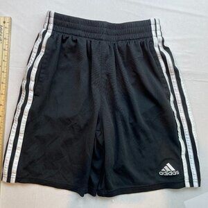Adidas Kids Boys Black/white Shorts Medium (10-12)